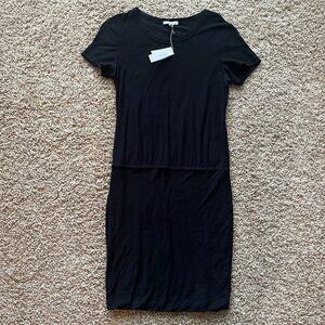 James Perse Blouson T-shirt Dress - black - Size 1